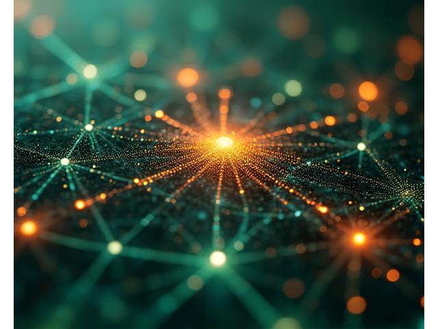 An infographic representing data flowing into a digital brain, symbolizing research and personalized data integration.